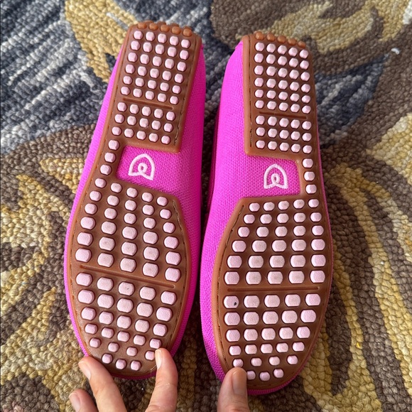 Rothy's The Driver Loafers in Dragonfruit - Picture 3 of 7